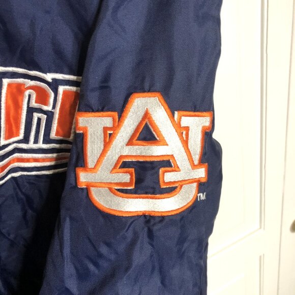 Vintage Starter Auburn Tigers Pullover V-Neck Jacket Windbreaker 90s Mens Medium - Picture 6 of 12